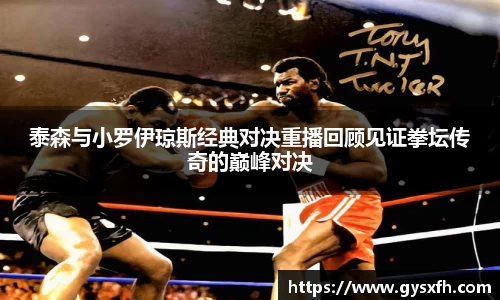 泰森与小罗伊琼斯经典对决重播回顾见证拳坛传奇的巅峰对决